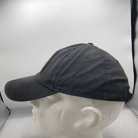 Carls Jr 80th Anniversary Hat Adjustable Employee Uniform Black Baseball Cap - Picture 2 of 9